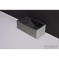 Forzalaqua Venetia XS Fontein 0 KRG L 29x16x10 cm Hardsteen Gefrijnd - thumbnail