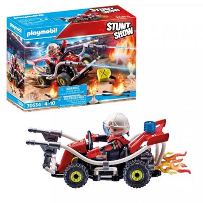 70554 Playmobil Stuntshow Brandweerkart 70554 Playmobil Stuntshow Brandweerkart