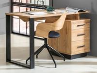 Bureau LAVIDA 135 cm artisan eik - thumbnail