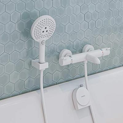 Opbouw Badthermostaat Ecostat Comfort Hansgrohe Mat Wit - thumbnail