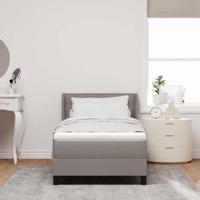 Boxspringbed met matras met matras Taupe 80 x 200 cm - thumbnail