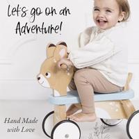 Houten loopfiets Hertje - thumbnail