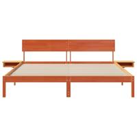 Bedframe met nachttafels met hoofdeinde Wasbruin 180 x 200 cm - thumbnail