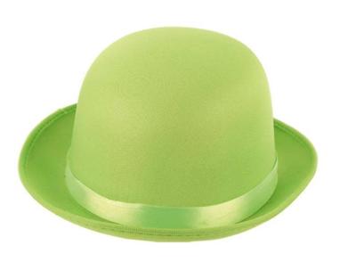 Bolhoed satijn groen