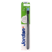 Jordan Tandenborstel clean smile soft assortie 1 Stuks - thumbnail