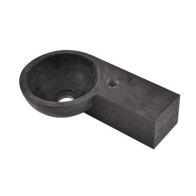 Fontein Wiesbaden Hardsteen Rond Rechts 40x23x10 cm Fontein Wiesbaden Hardsteen Rond Rechts 40x23x10 cm