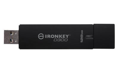 IronKey IKD300 128GB USB flash drive USB Type-A 3.2 Gen 1 (3.1 Gen 1) Zwart