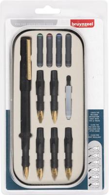 Bruynzeel kalligrafieset 14-delig Bruynzeel kalligrafieset 14-delig