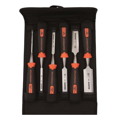 Bahco steekbeitelset 6-delig Bahco steekbeitelset 6-delig