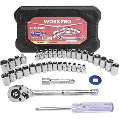 WorkPro WP202536 Schroevendraaierbitset Metrisch, Inch 39-delig