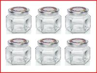 Leifheit 3209 Jampot Zeshoekig 106 ml Glas/Zilver (set van 6 stuks) - thumbnail