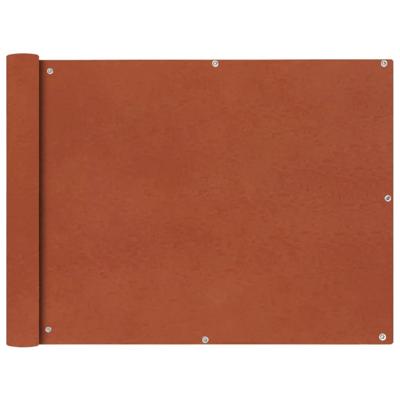 VidaXL Balkonscherm oxford textiel 90x400 cm terracotta