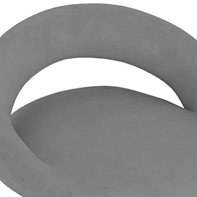 Barkrukken 2 st fluweel lichtgrijs Barkrukken 2 st fluweel lichtgrijs