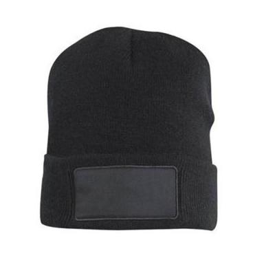 Clique Hubert Patch muts - 100% acryl - zwart