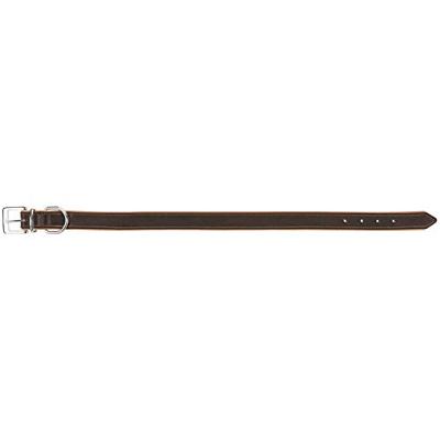 TRIXIE HALSBAND HOND ACTIVE COMFORT LEER BRUIN / LICHTBRUIN 47-54X3 CM
