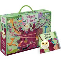 Rebo Publishers Boom vol dieren - boek + puzzel - thumbnail