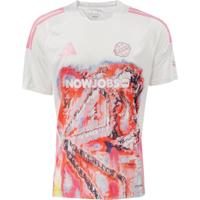 adidas Masters of Madness Racing Pannakoek Voetbalshirt Wit Oranje Roze - thumbnail