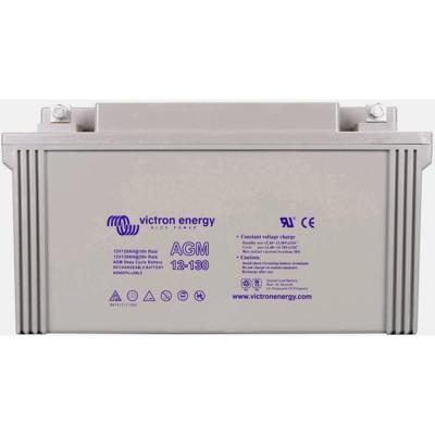 Victron Energy Deep Cycle Loodaccu 12 V 130 Ah Loodvlies (AGM) (b x h x d) 176 x 410 x 227 mm Cyclusbestendig