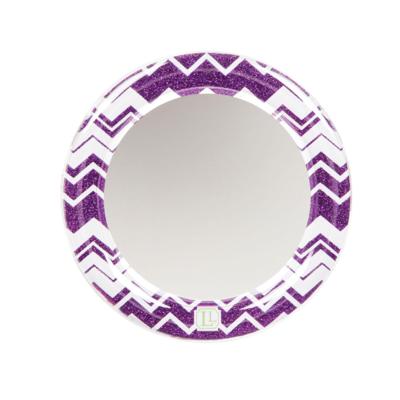 Darice • lockerlookz mirror purple chevron