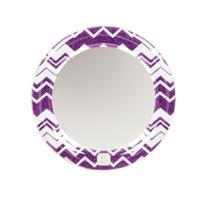 Darice • lockerlookz mirror purple chevron - thumbnail