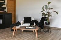 Kussen Home ESPRIT Zwart 45 x 8 x 45 cm - thumbnail