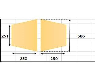 Interline ondertapijt rond 460 cm