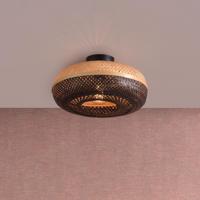 GOOD&MOJO Plafondlamp 'Palawan' Small, Bamboe, kleur Zwart/Naturel - thumbnail