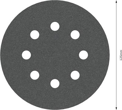 Bosch Accessories Best for Stone 2608605120 Excenterschuurpapier Met klittenband, Geperforeerd Korrelgrootte (num) 320 (Ø) 125 mm 5 stuk(s) - thumbnail
