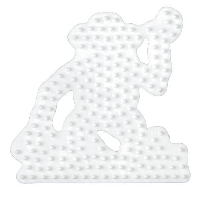 Hama Strijkkralen Grondplaat Aap Wit