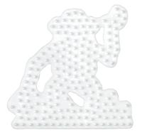 Hama Strijkkralen Grondplaat Aap Wit - thumbnail