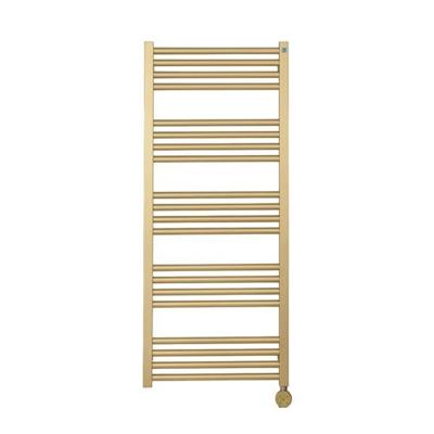 Crosswater MPRO Elektrische handdoekradiator - 115x50cm - 400 Watt - geborsteld messing (goud) MP48X1140FELEC Crosswater MPRO Elektrische handdoekradiator - 115x50cm - 400 Watt - geborsteld messing (goud) MP48X1140FELEC