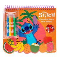 Disney Stencil tekenblok stitch - thumbnail