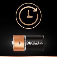 Duracell Plus Mono alkaline batterijen LR20, Maat C 4 Stuk zwart, oranje - thumbnail