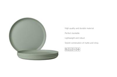 Mepal plat bord silueta 260 mm nordic white - thumbnail