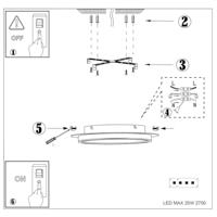 Steinhauer Moderne led plafonnièreRinglux goud - Ø 32cm - 3655GO - thumbnail
