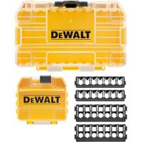 DeWalt Accessoires TOUGH CASE maat klein leeg x1 + TicTac leeg x1 + 25 mm 7 stuks houder x2 + 57 mm 7 stuks houder x2 - DT70801-QZ - thumbnail