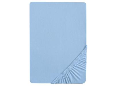 Biberna Jersey hoeslaken (Ijsblauw, 140-160 x 200 cm) Biberna Jersey hoeslaken (Ijsblauw, 140-160 x 200 cm)