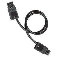 Hager Tehalit Verbindingskabel [Netstekker - Netbus] Totaal aantal polen: 2 + PE Zwart 0.60 m 1 stuk(s) - thumbnail