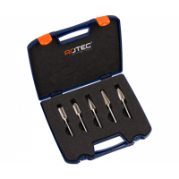 Rotec 5-dlg. set stiftfrezen ø9,6mm, kruisvertand (Z6) 1x model B,C,F,G en L - 9003061 - 900.3061 - thumbnail