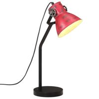 VidaXL Bureaulamp 25 w e27 17x17x60 cm verweerd rood - thumbnail