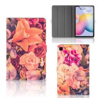 Samsung Galaxy Tab S6 Lite | S6 Lite (2022) Tablet Cover Bosje Bloemen - thumbnail