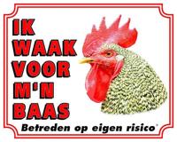 Haan Waakbord - Ik waak voor mijn Baas - thumbnail