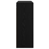 Hangkast Zwart eiken 69.5 x 34 x 90 cm Bewerkt hout - thumbnail