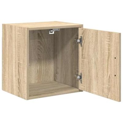 VidaXL Garagewandkast sonoma bewerkt hout eikenkleurig VidaXL Garagewandkast sonoma bewerkt hout eikenkleurig