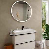 Hansgrohe Tecturis S ééngreeps wastafelkraan 110 Fine CoolStart met PopUp trekwaste, mat zwart - thumbnail