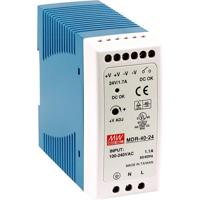 MEAN WELL MDR-40-5 DIN-rail netvoeding 5 V/DC 6 A 30 W Aantal uitgangen:1 x Inhoud 1 stuk(s) - thumbnail