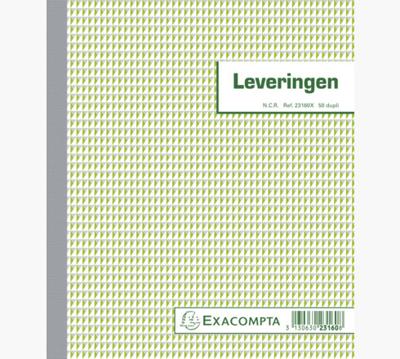 Exacompta leveringen, ft 21 x 18 cm, dupli (50 x 2 vel), Nederlandstalig