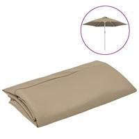 VidaXL Vervangingsdoek voor parasol 300 cm taupe - thumbnail