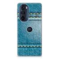 Motorola Edge 30 Pro | Sillicone Back Cover | Jeans - thumbnail