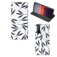 Sony Xperia 5 II Smart Cover Leaves Blue - thumbnail